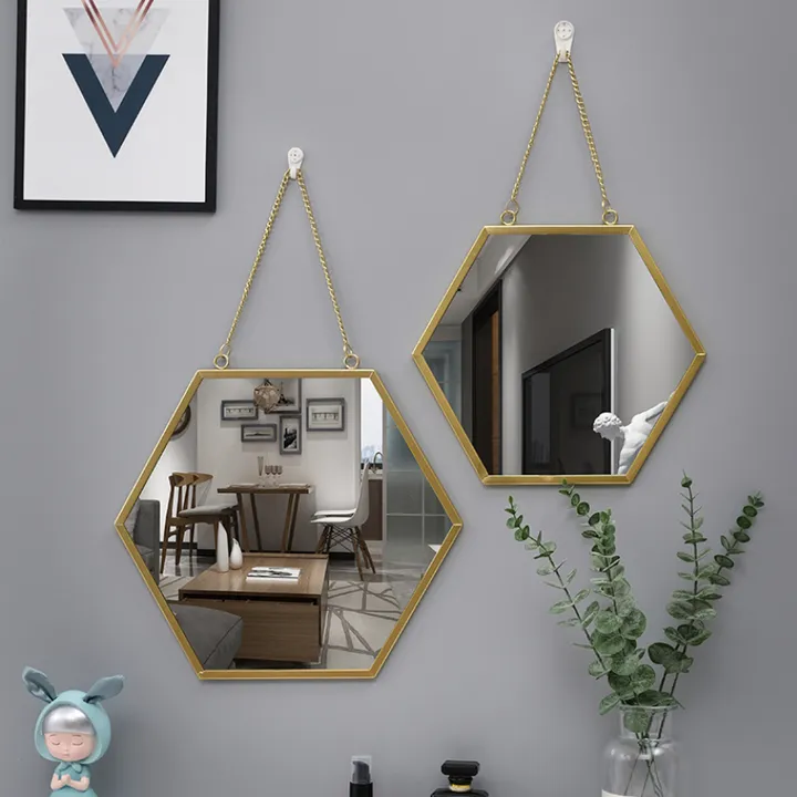 مستطيلة الشكل سداسية مستديرة - Round Hexagon Rectangle Art Painting