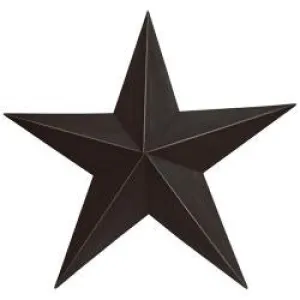 18" Barn Star BLACK