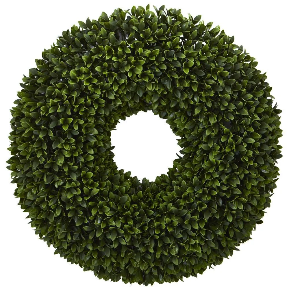 24" Boxwood Artificial Wreath