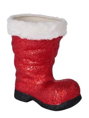 9.5" Santa Boot: Red