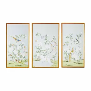 Abingdon Mural Triptych in Spring Mist