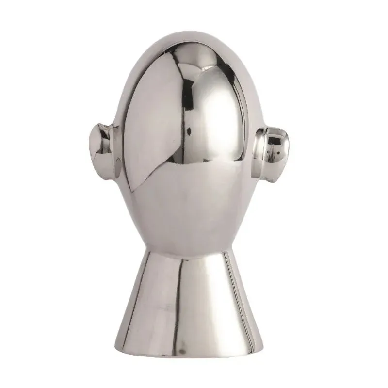 Abstract Decorative Head Sculpture | 7 x 6 x 11 inches