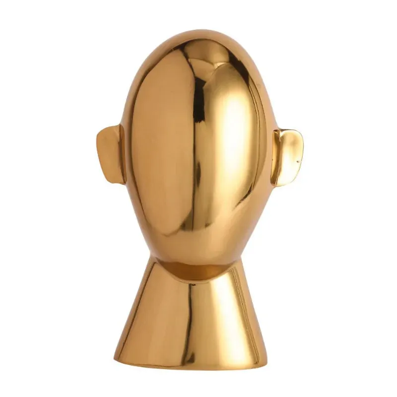 Abstract Decorative Head Sculpture | 7 x 6 x 11 inches
