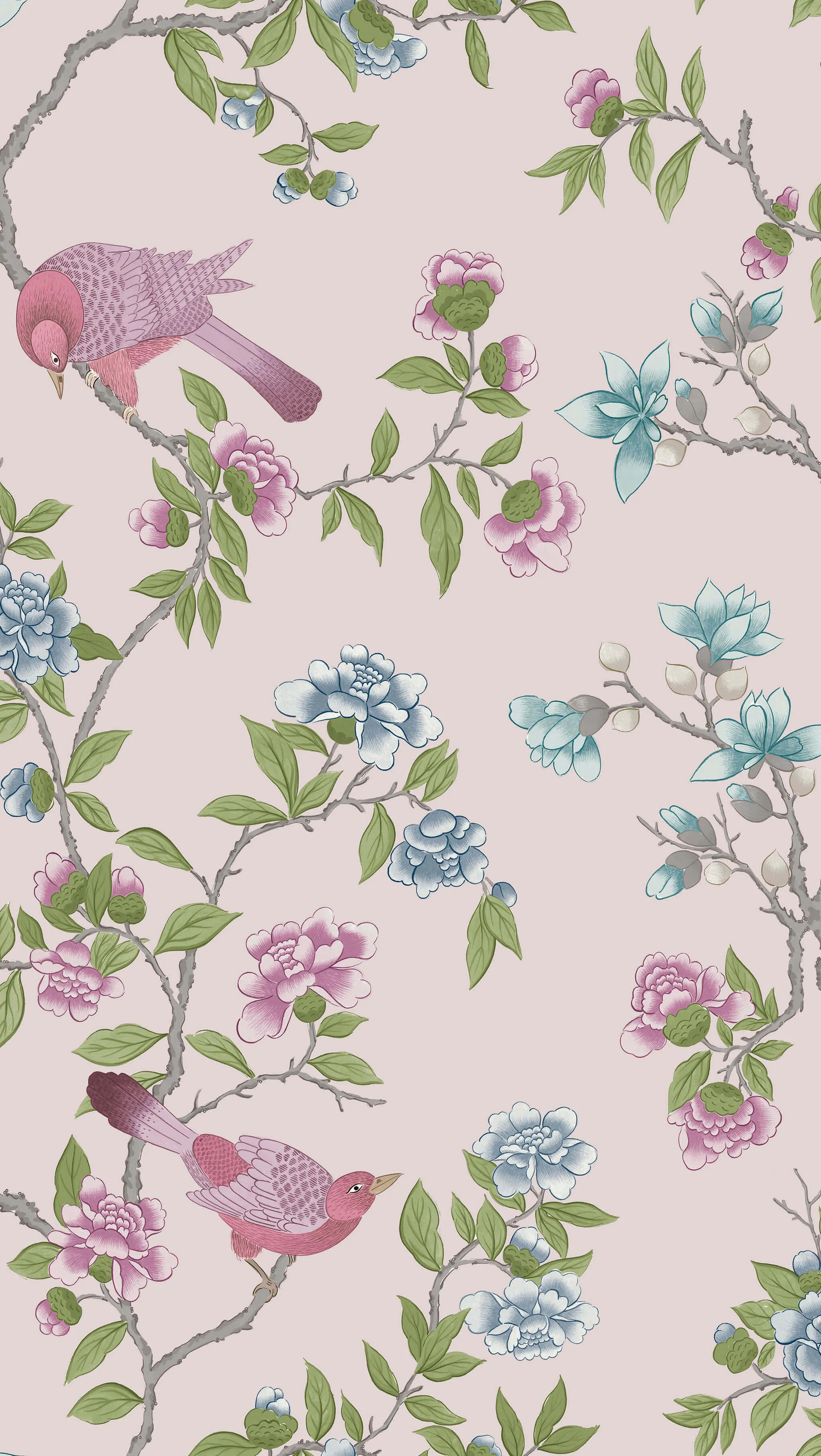 Aderyn Wallpaper by Little Greene