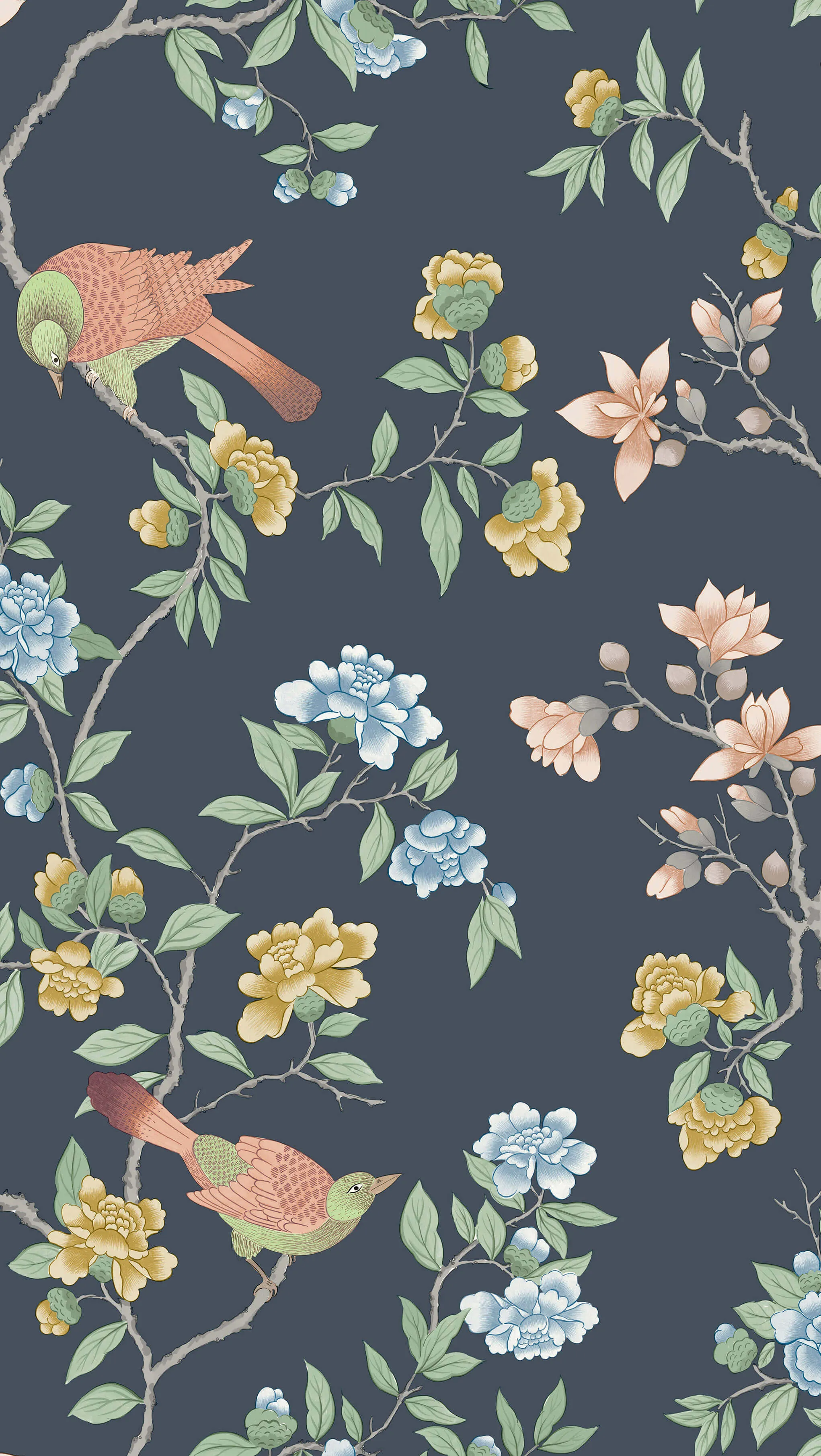 Aderyn Wallpaper by Little Greene