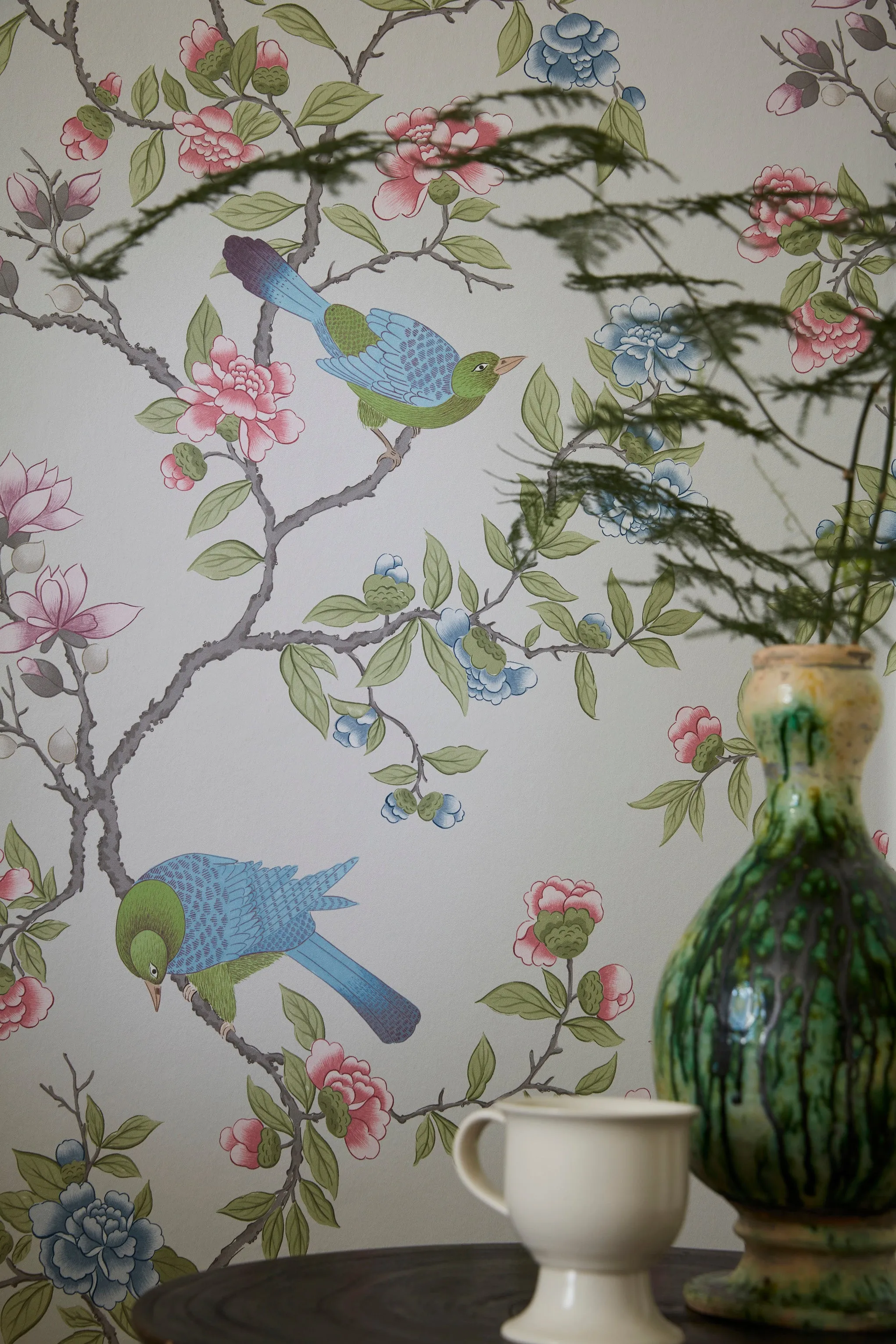 Aderyn Wallpaper by Little Greene