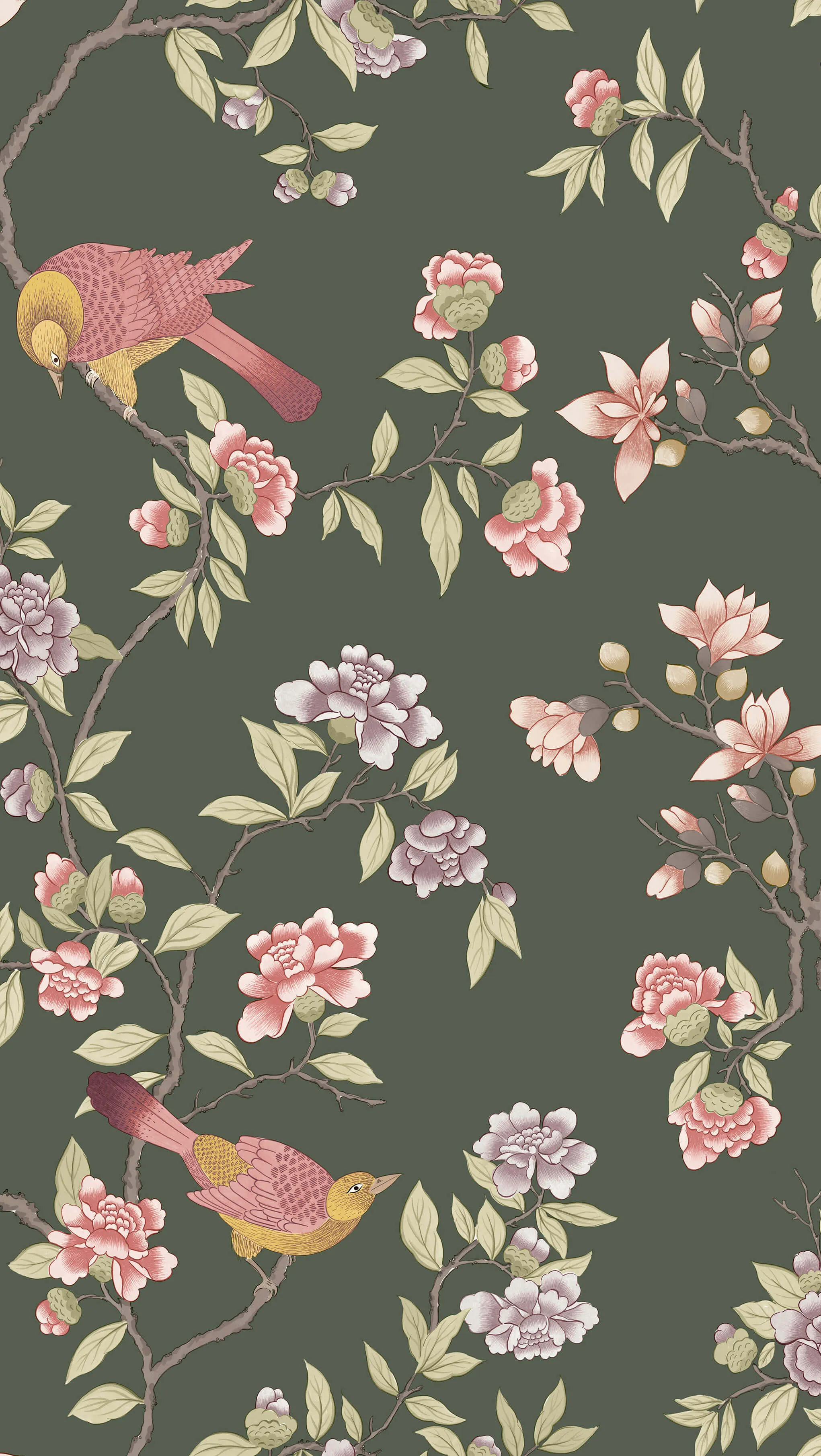 Aderyn Wallpaper by Little Greene