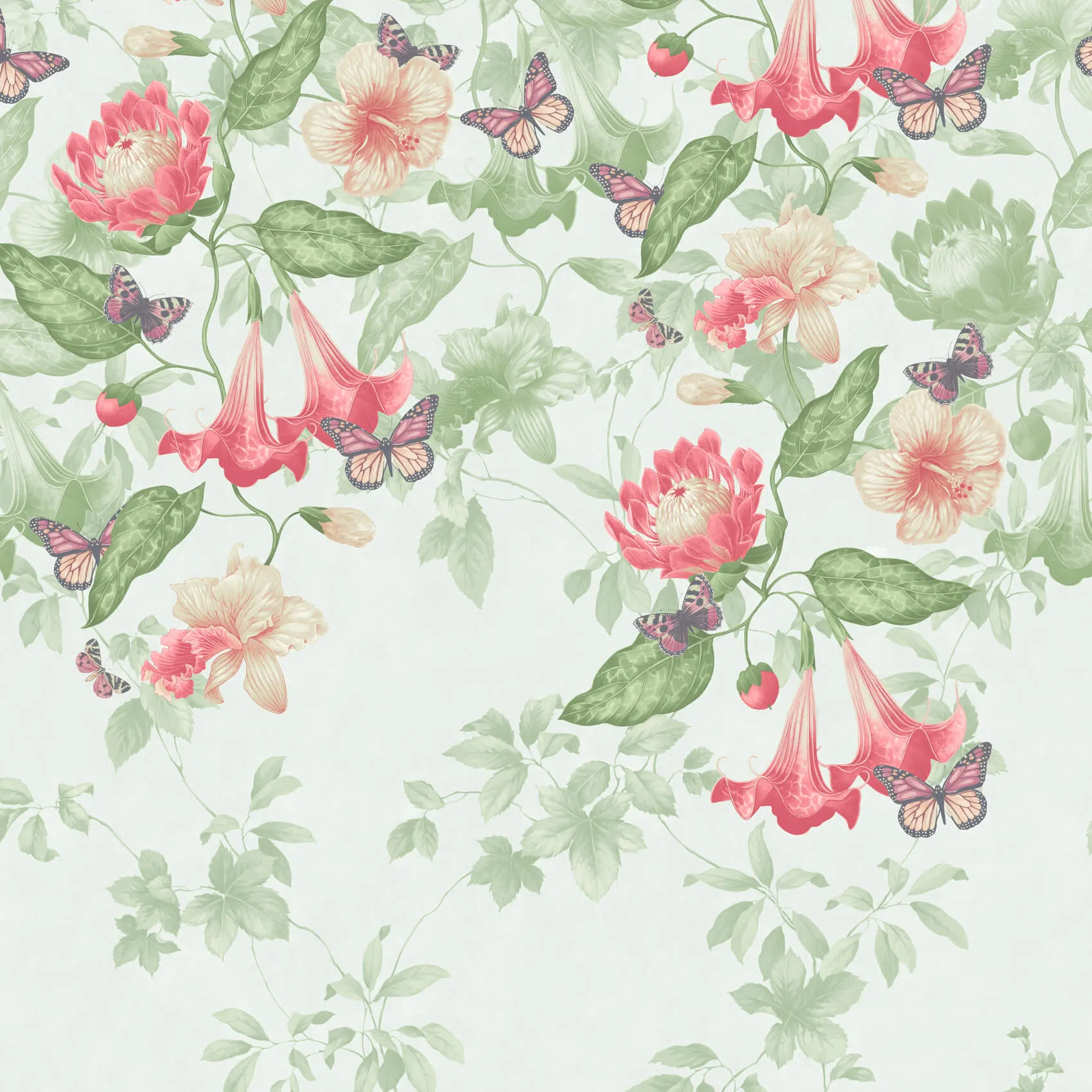 Asterid Wallpaper by Little Greene
