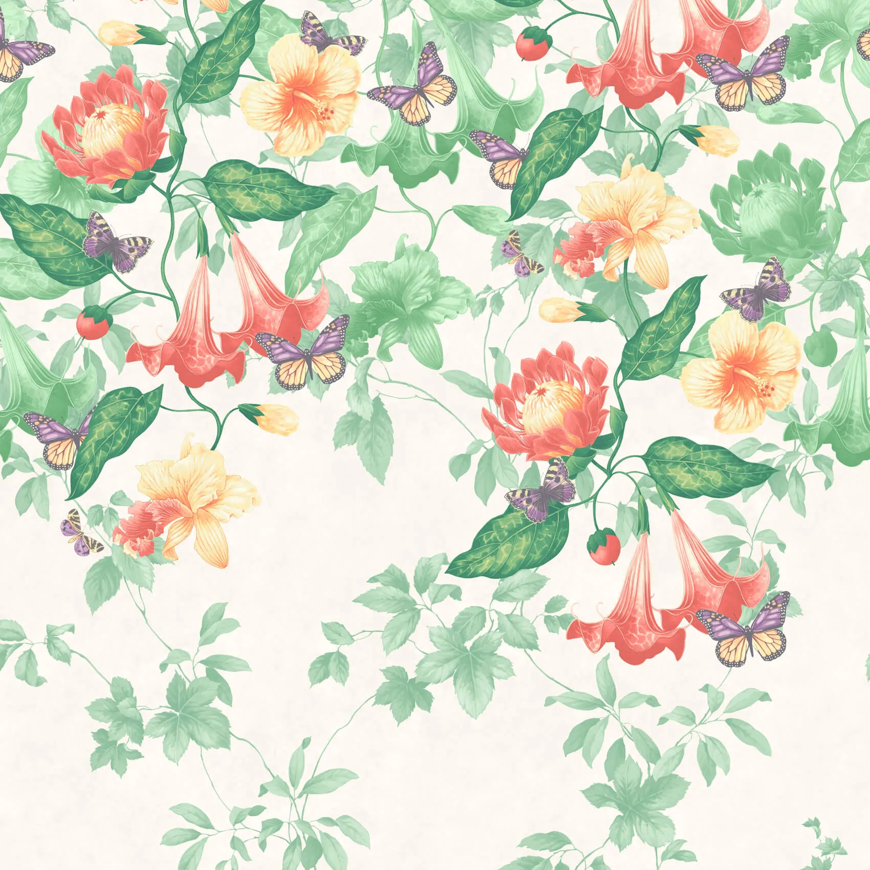 Asterid Wallpaper by Little Greene