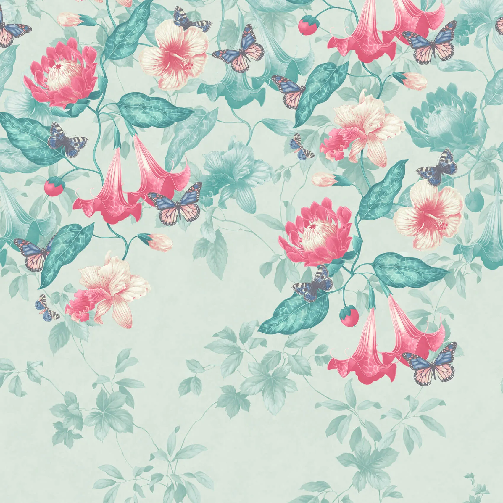 Asterid Wallpaper by Little Greene