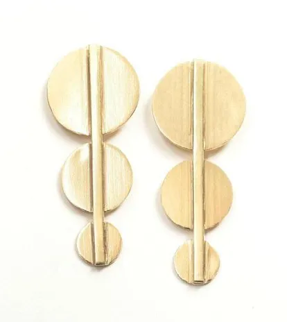 Bar and Circle Earring