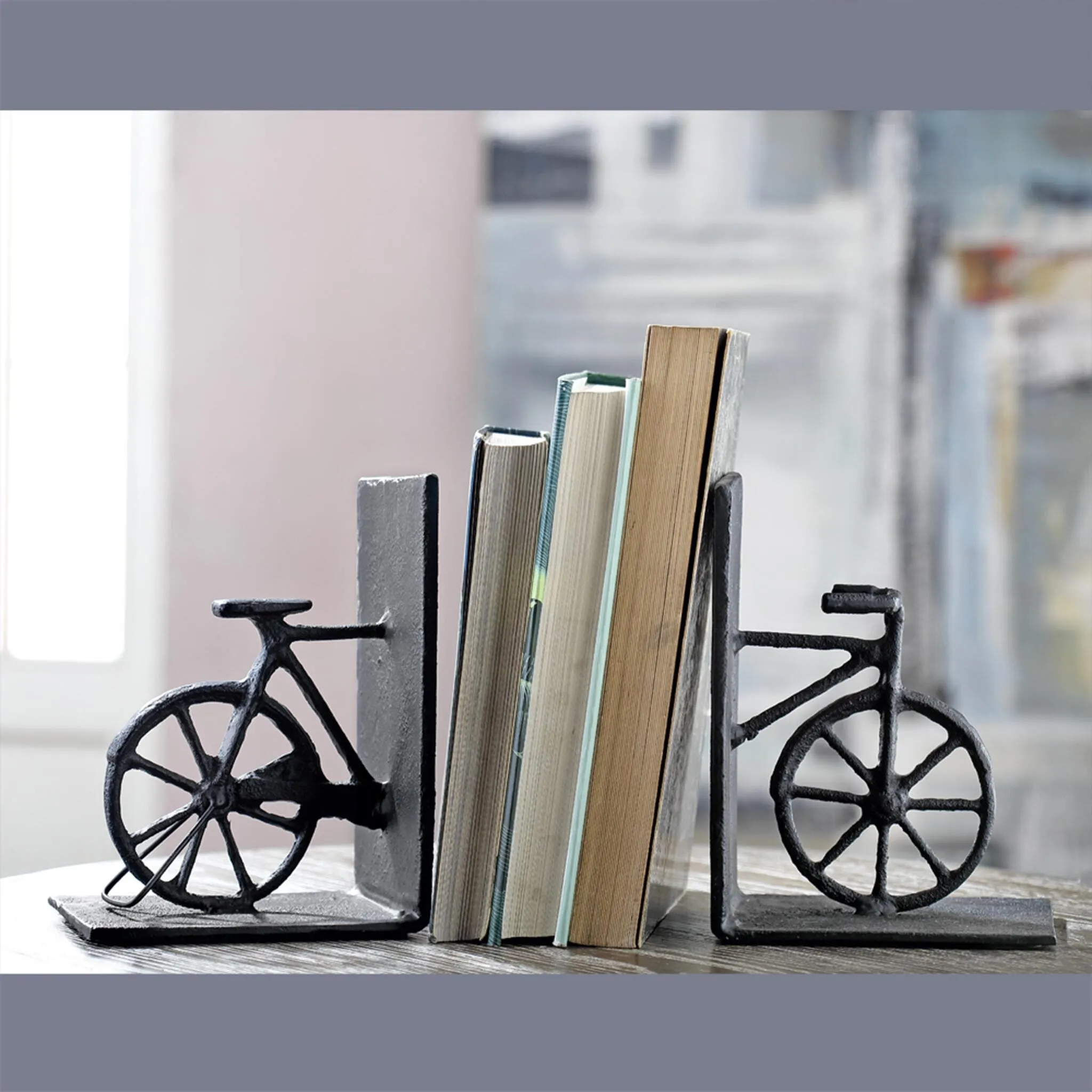 Bicycle Bookends Set