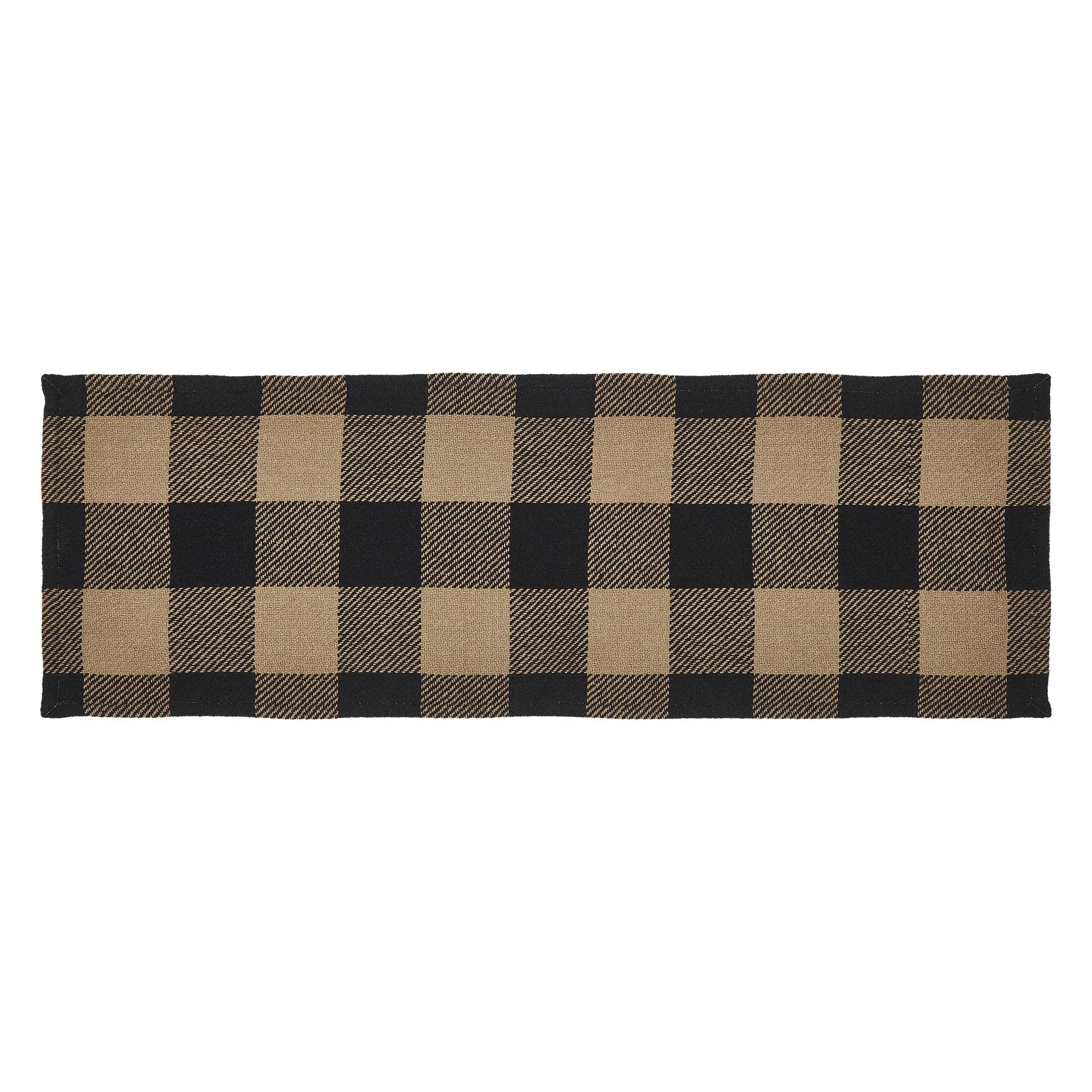 Black Check Runner 12x36
