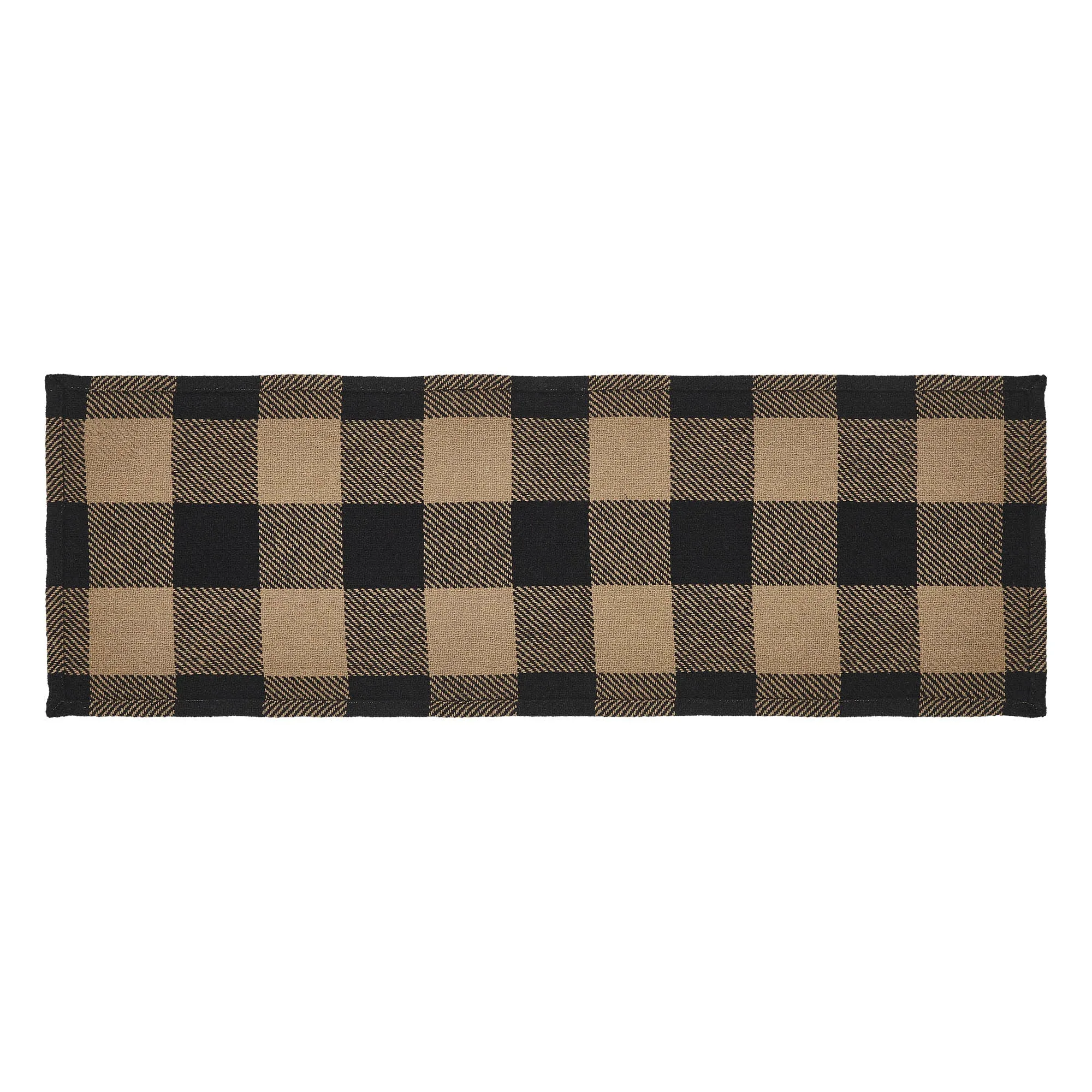 Black Check Runner 12x36