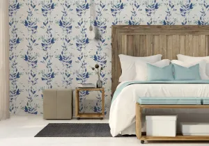 Blue Taranto Mural Wallpaper