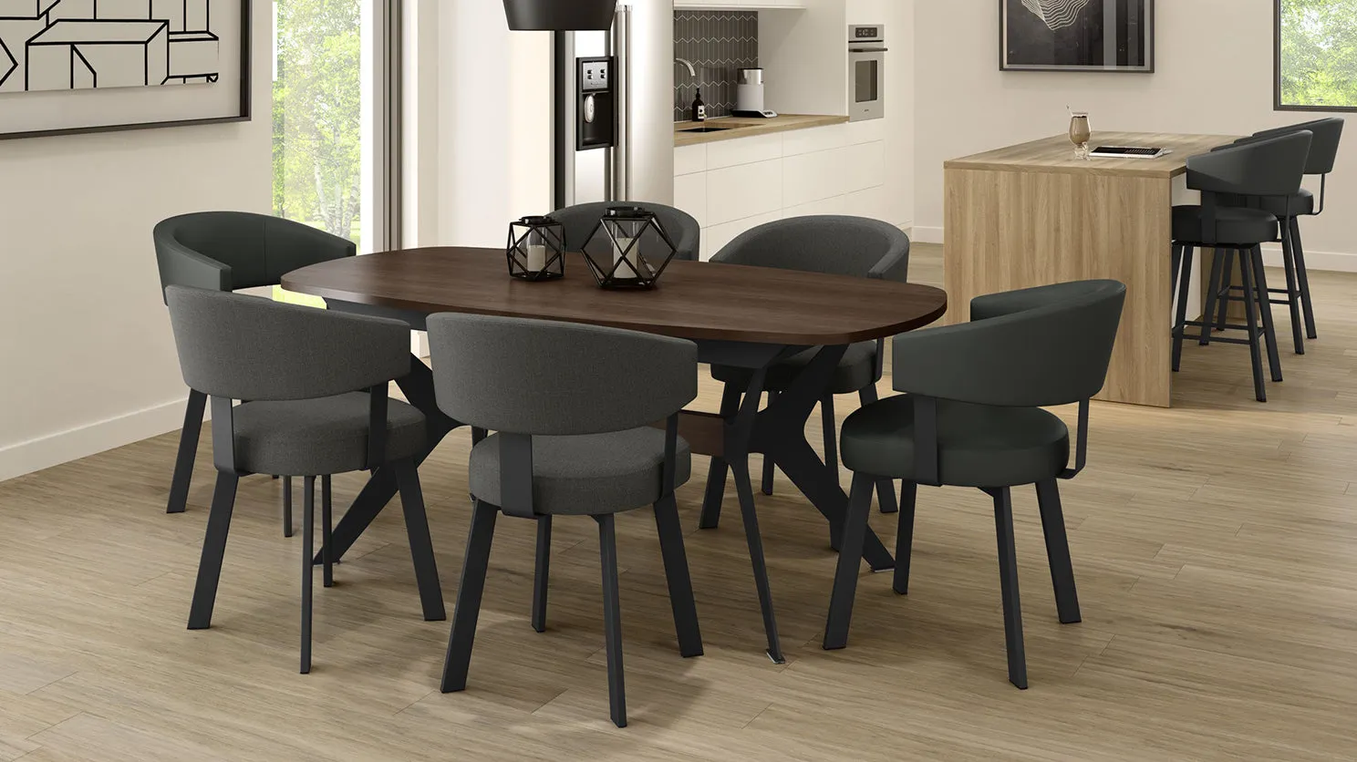 boomerang butterfly extension dining table