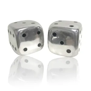 Buffed Decorative Dice Set of  By Homeroots