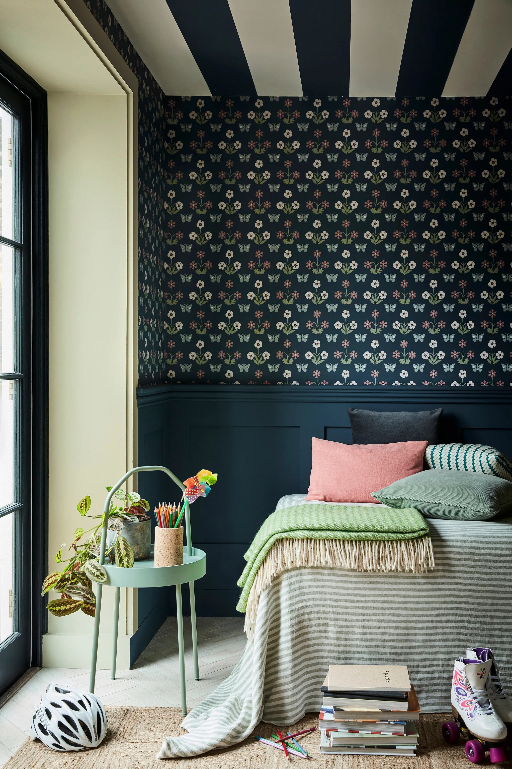 Burges Butterfly Wallpaper by Little Greene