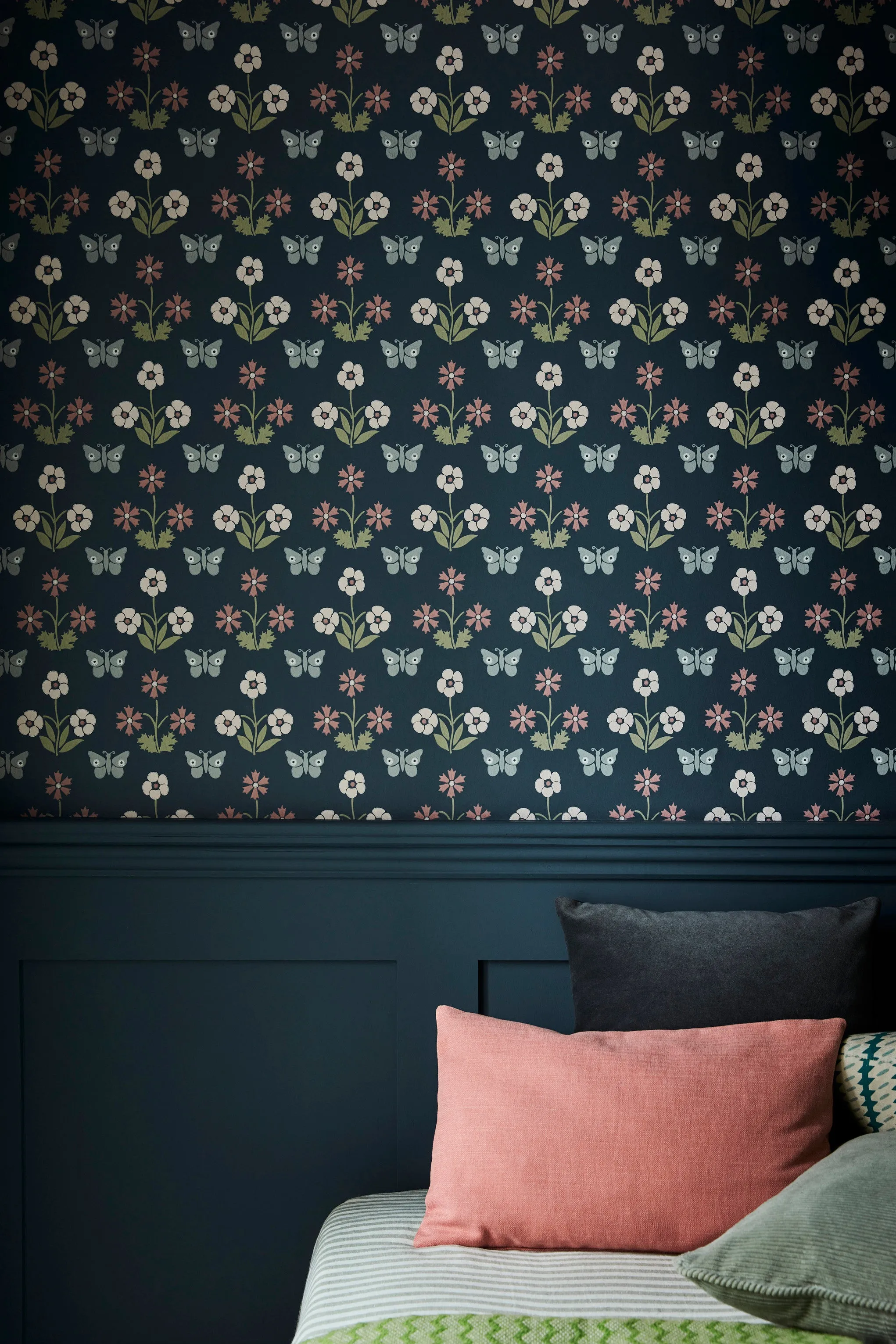 Burges Butterfly Wallpaper by Little Greene