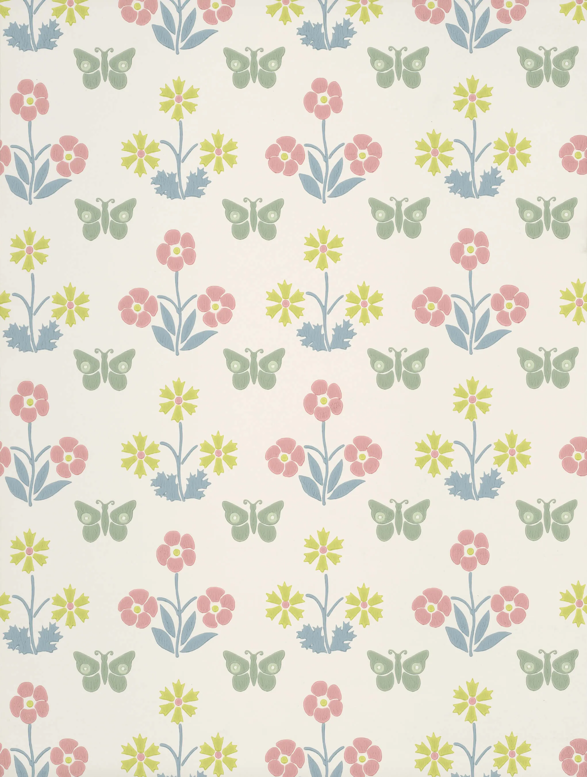 Burges Butterfly Wallpaper by Little Greene