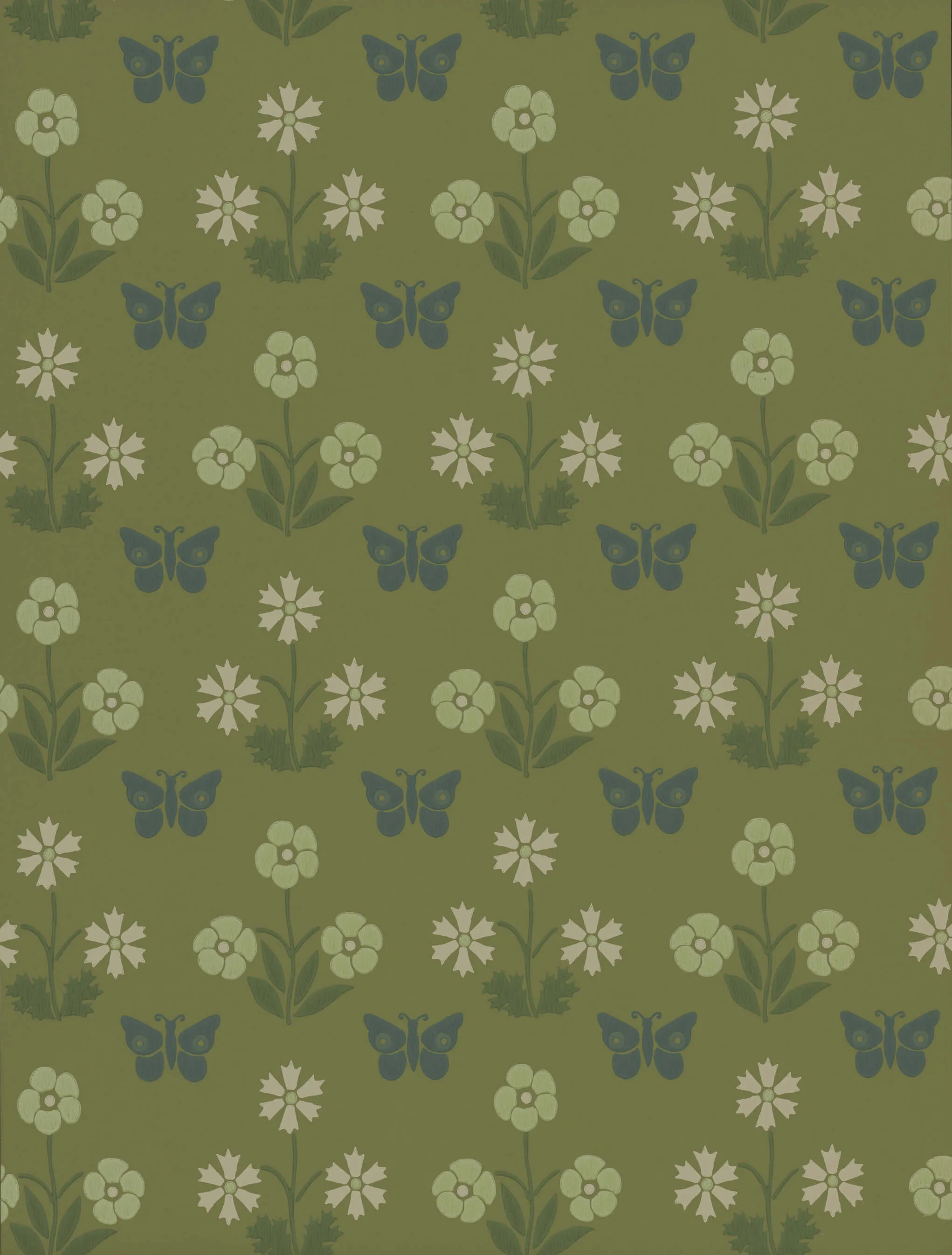 Burges Butterfly Wallpaper by Little Greene