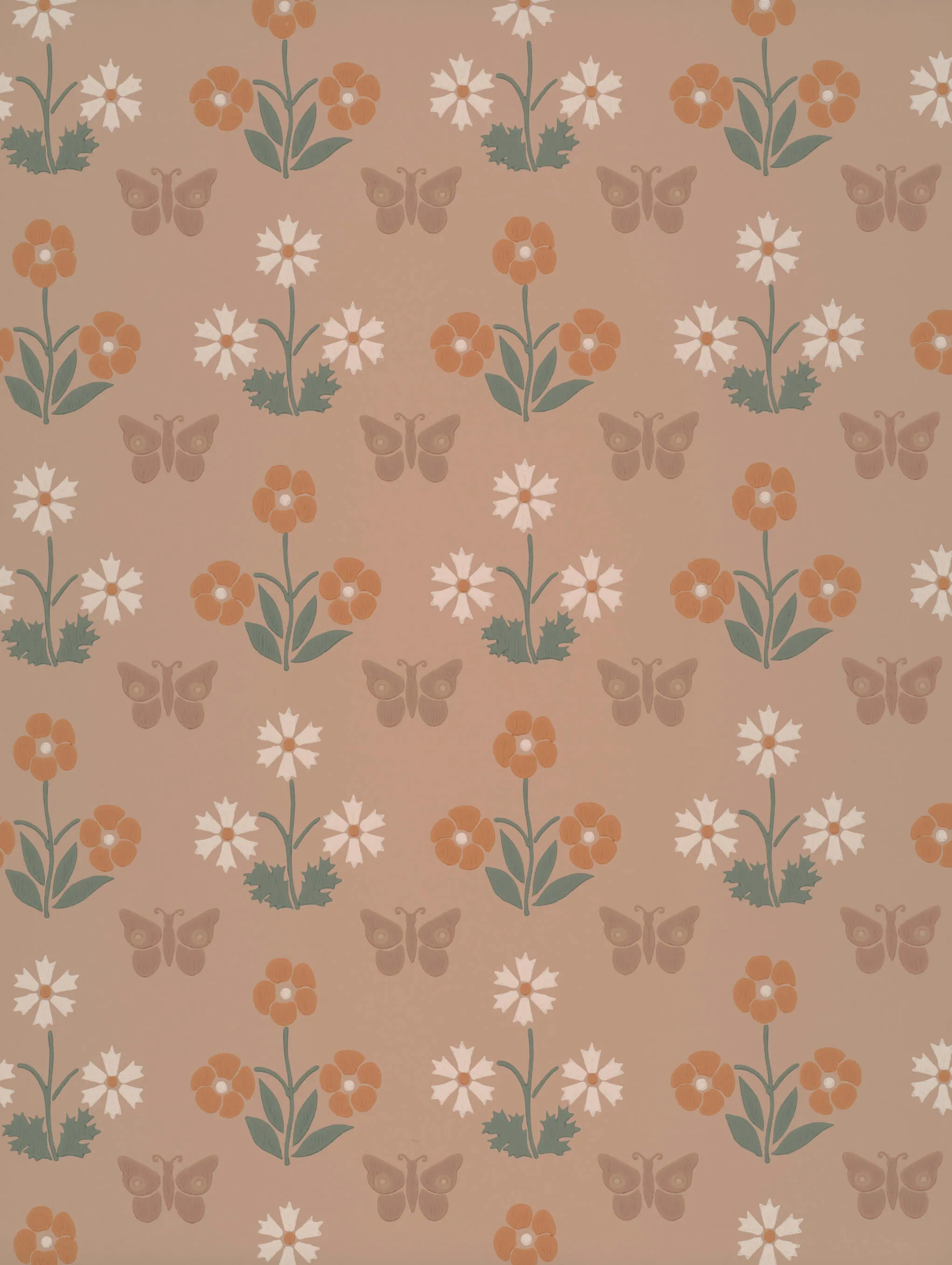 Burges Butterfly Wallpaper by Little Greene