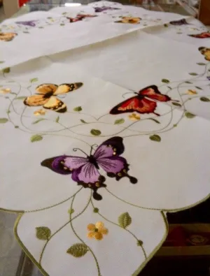Butterfly Tablecloth 36" x 36"
