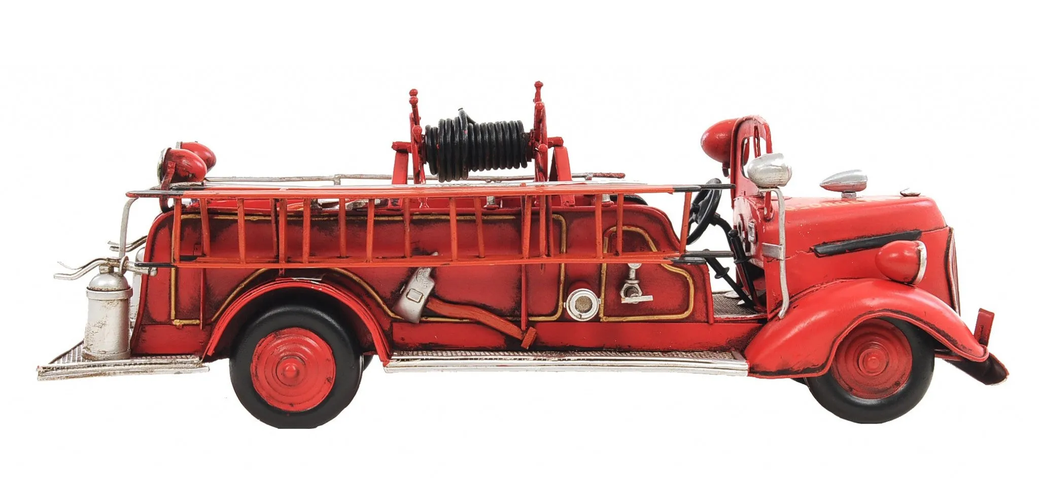 c1938 Ford Red Fire Engine Sculpture By Homeroots