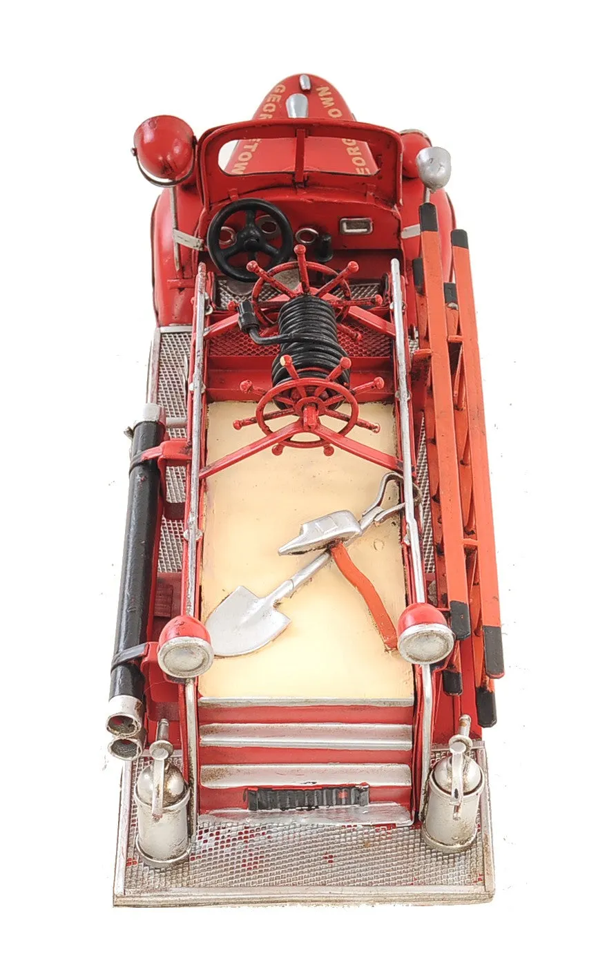c1938 Ford Red Fire Engine Sculpture By Homeroots