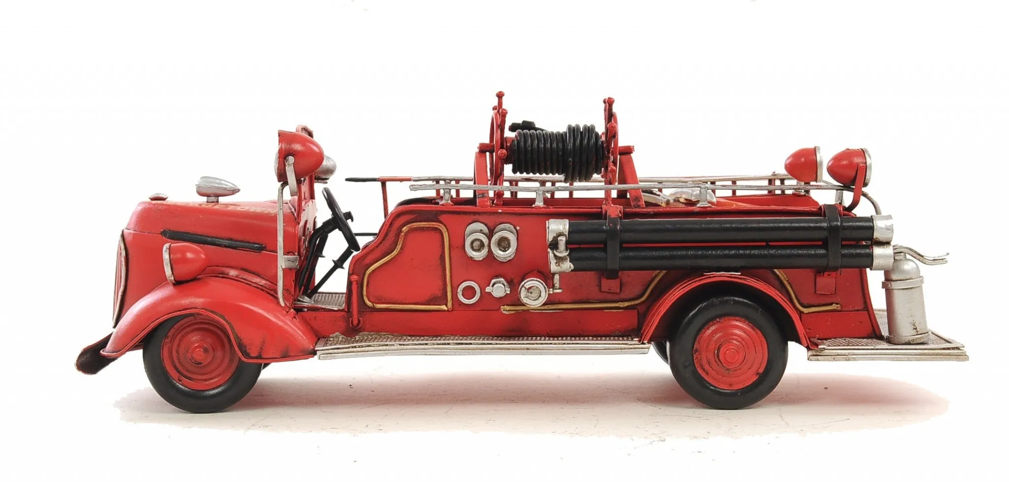 c1938 Ford Red Fire Engine Sculpture By Homeroots