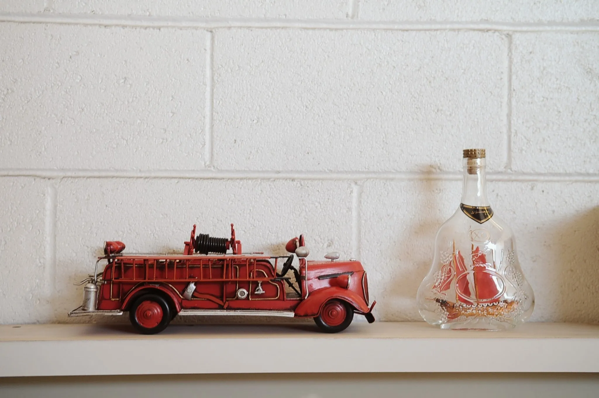c1938 Ford Red Fire Engine Sculpture By Homeroots
