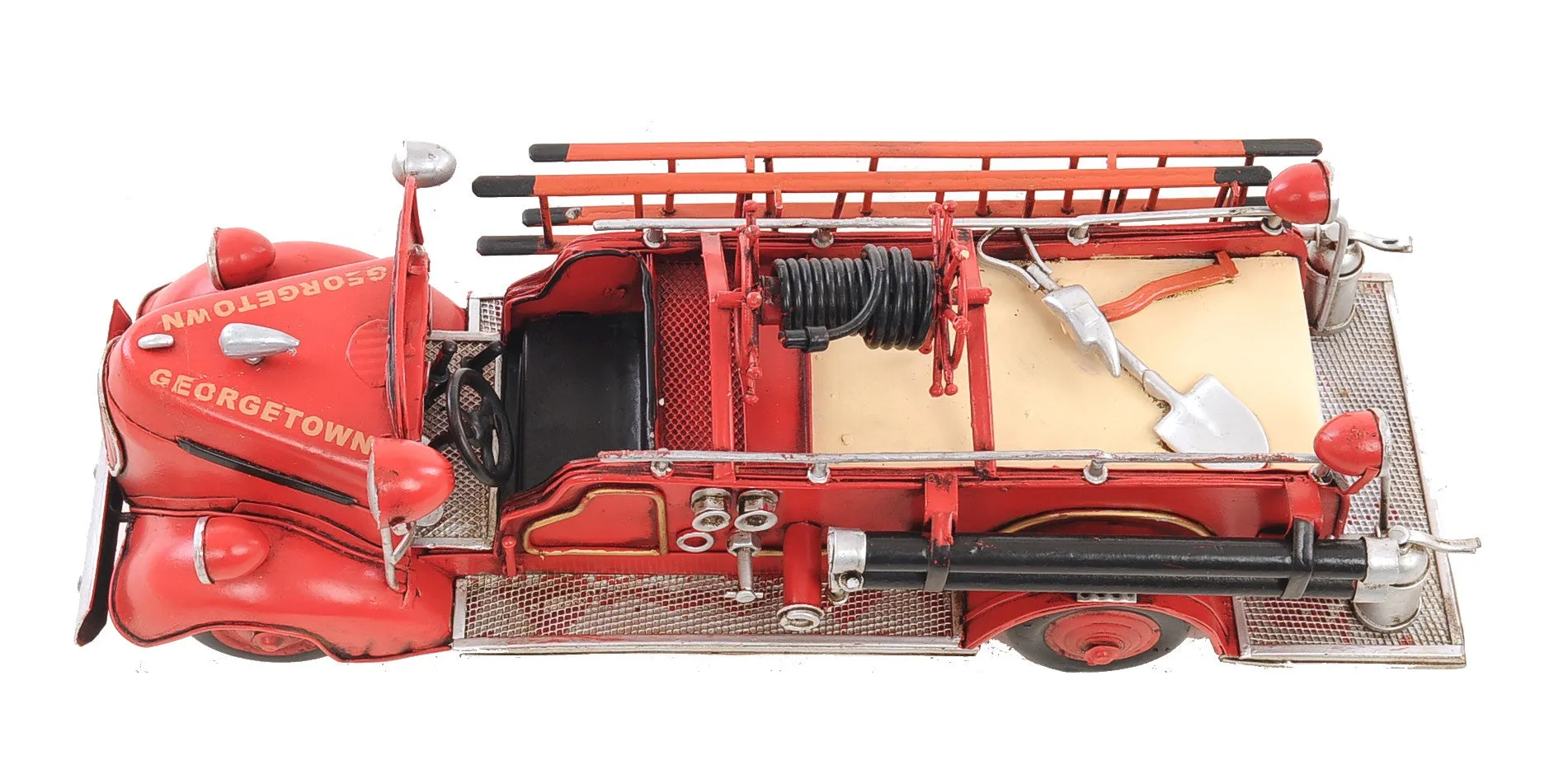 c1938 Ford Red Fire Engine Sculpture By Homeroots