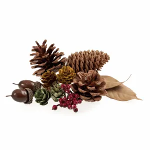 Christmas Natural Acorn Mix Bag: 45g