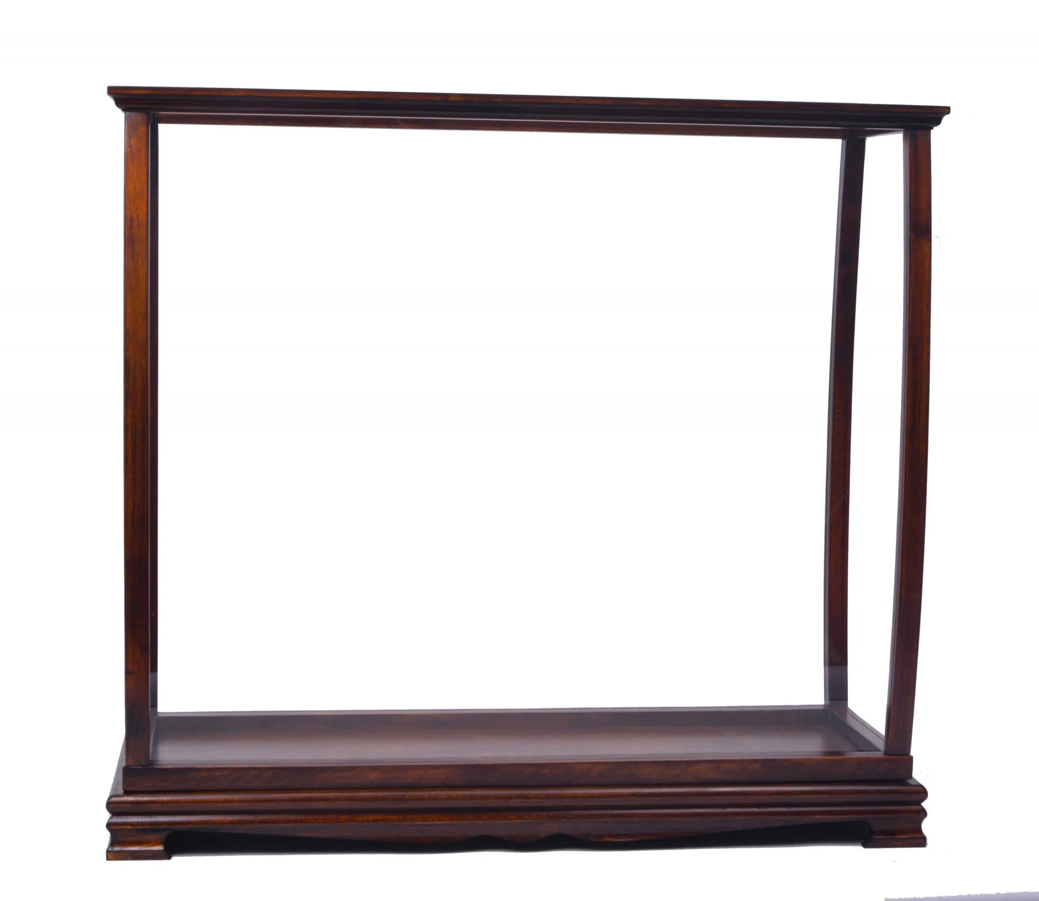 Classic Brown For Midsize Tall Ship Display Case By Homeroots