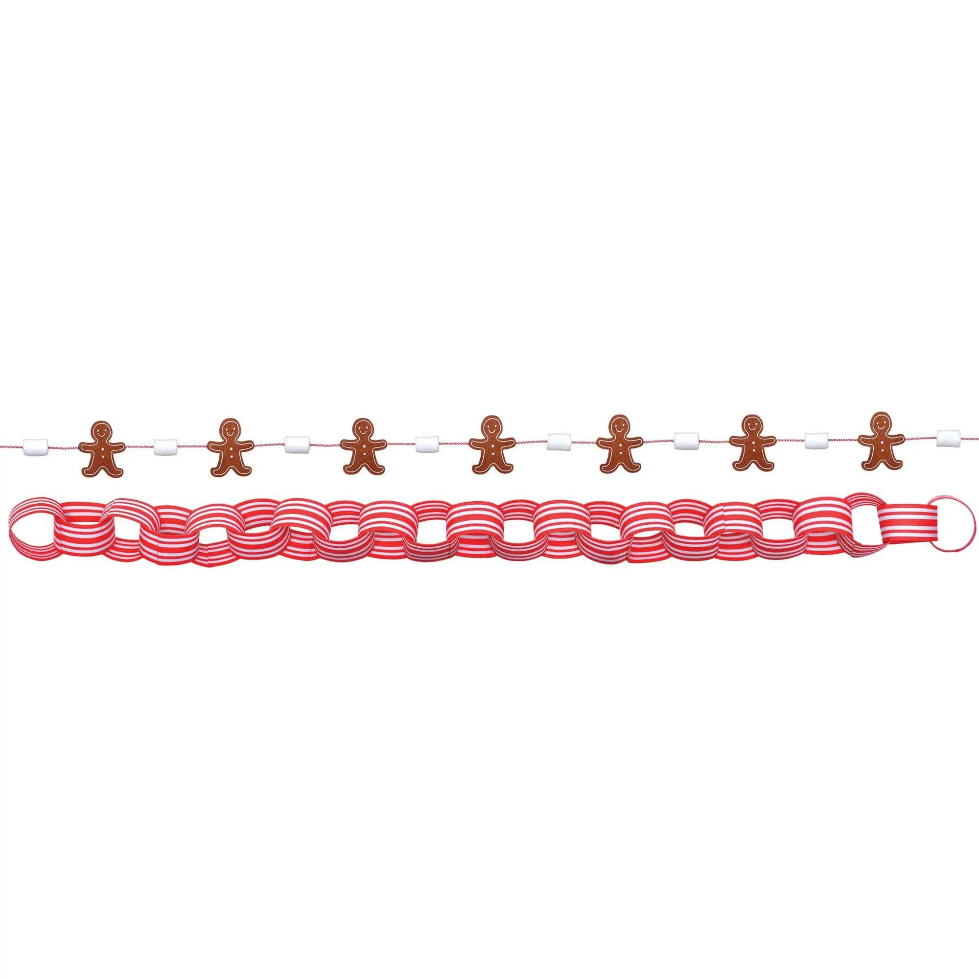 Cocoa Bar Christmas Garlands, 2 Count