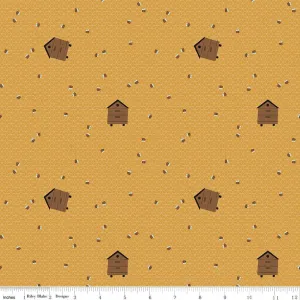Country Life Worker Bee Honey Cotton Yardage by Jennifer Long | Riley Blake Designs