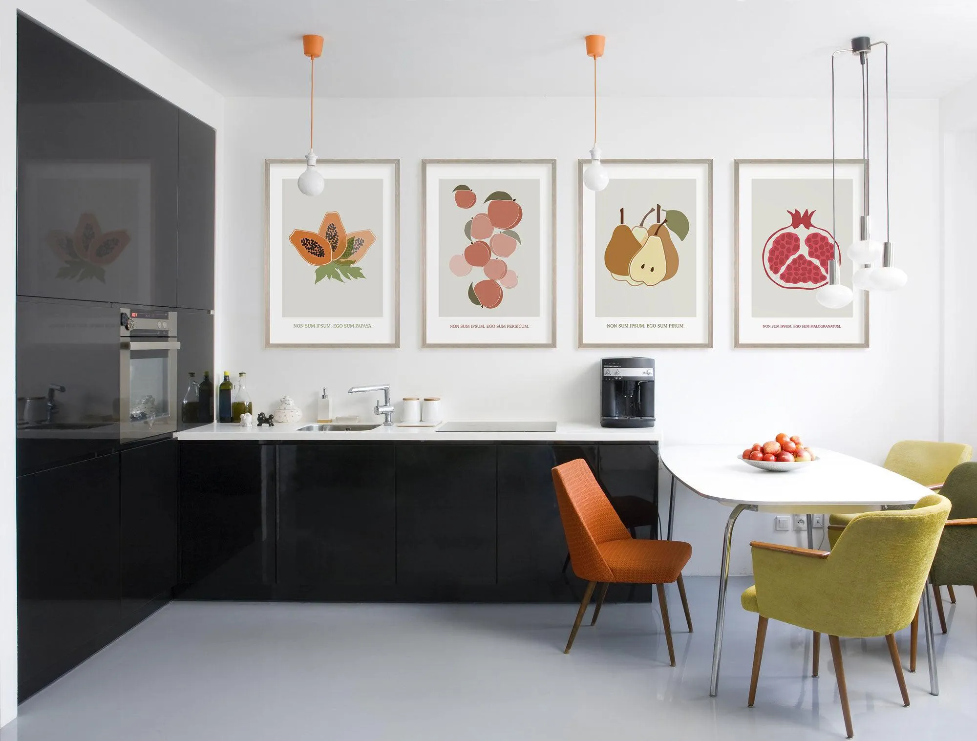 Cultivated Pears Art Poster