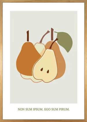 Cultivated Pears Art Poster