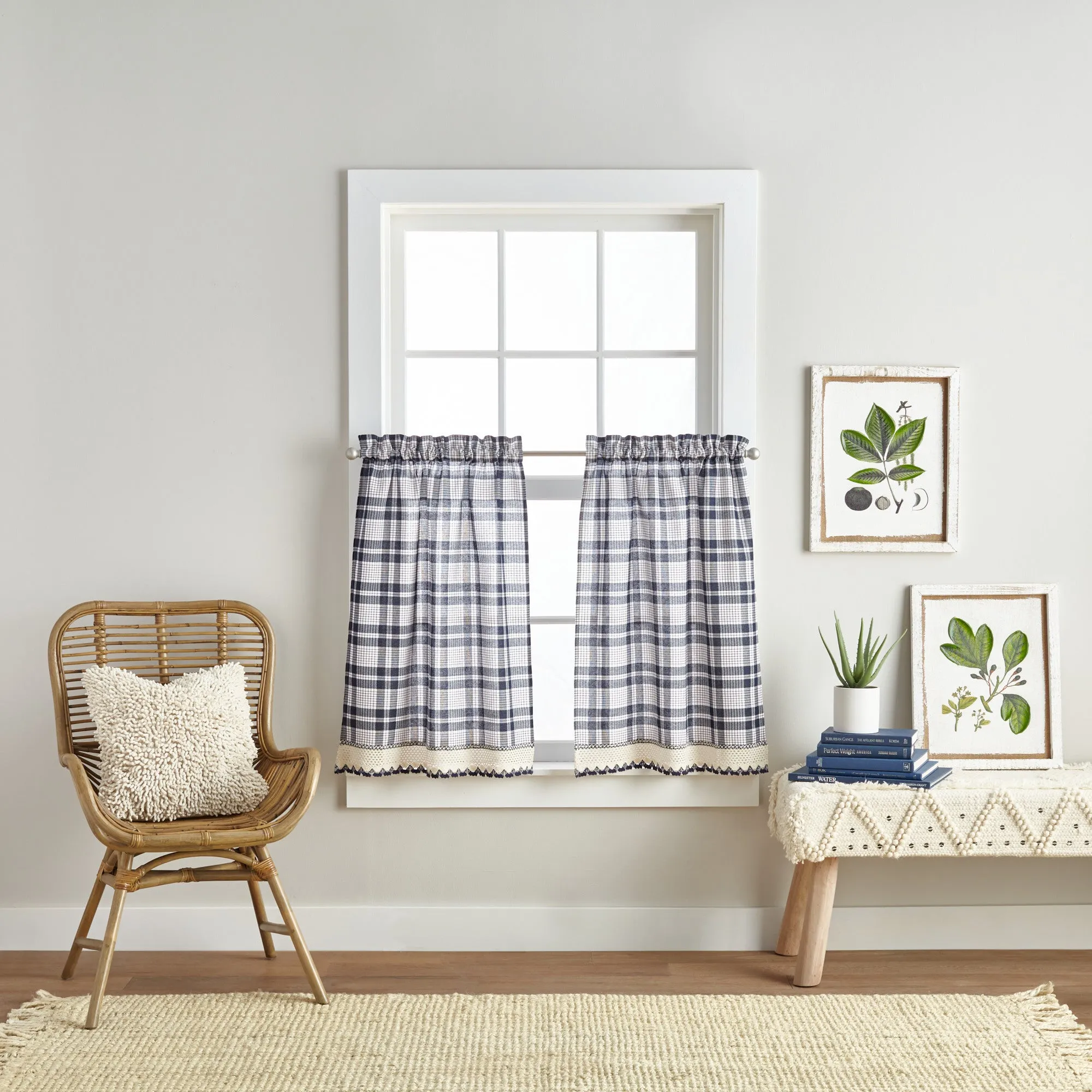 Curtainworks Seaton Plaid Tiers
