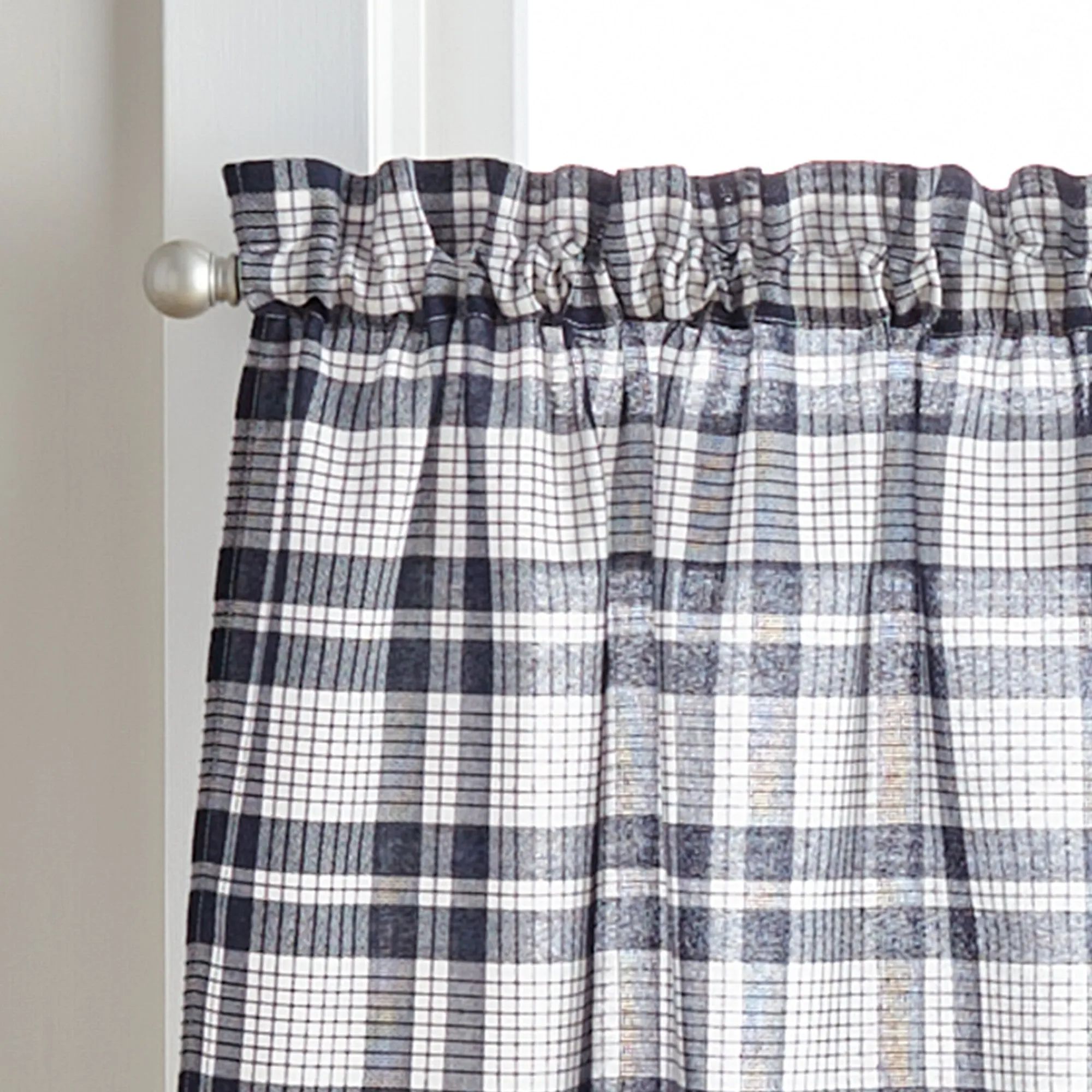 Curtainworks Seaton Plaid Tiers