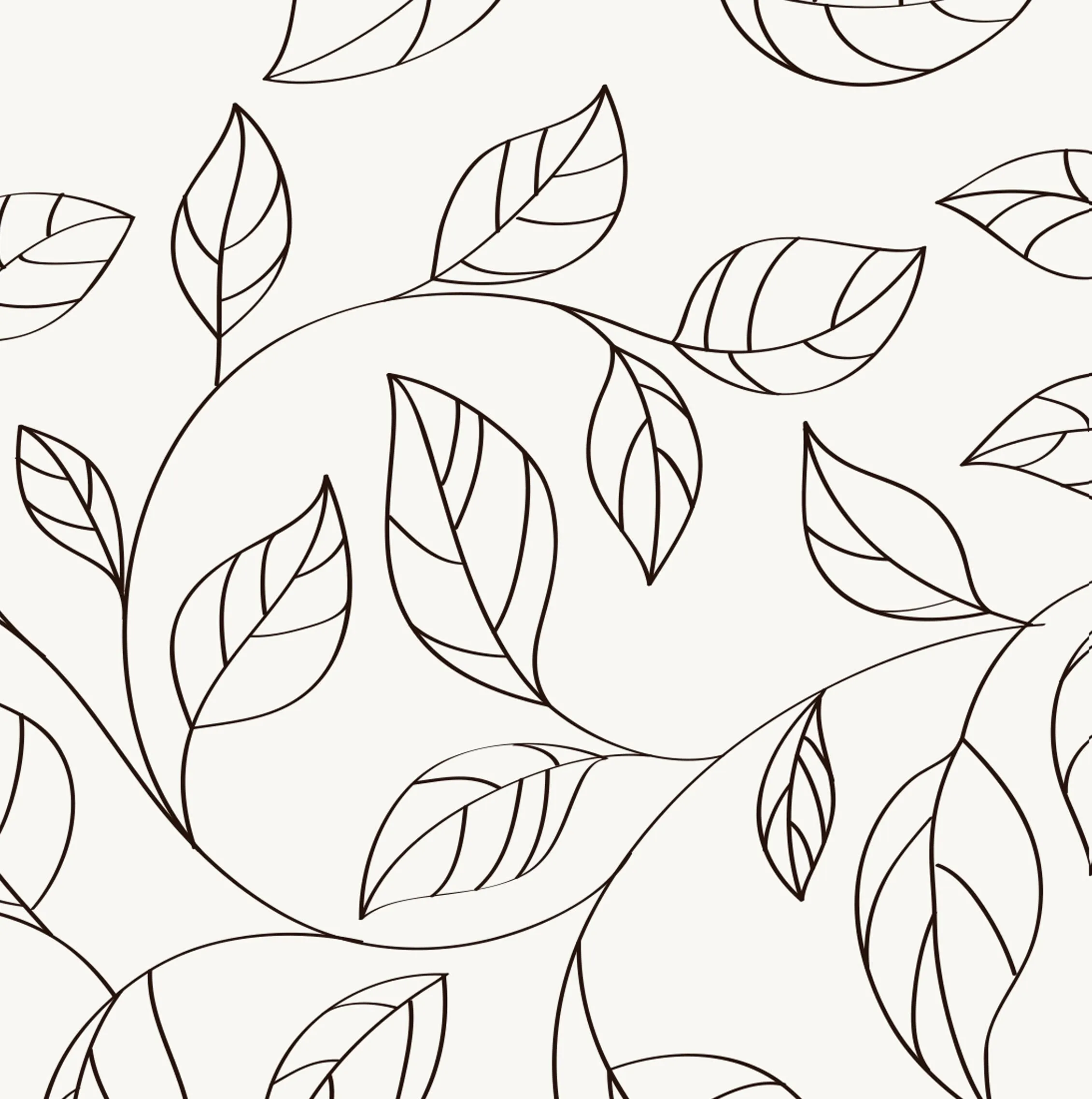 Dainty Leaves Mural Wallpaper