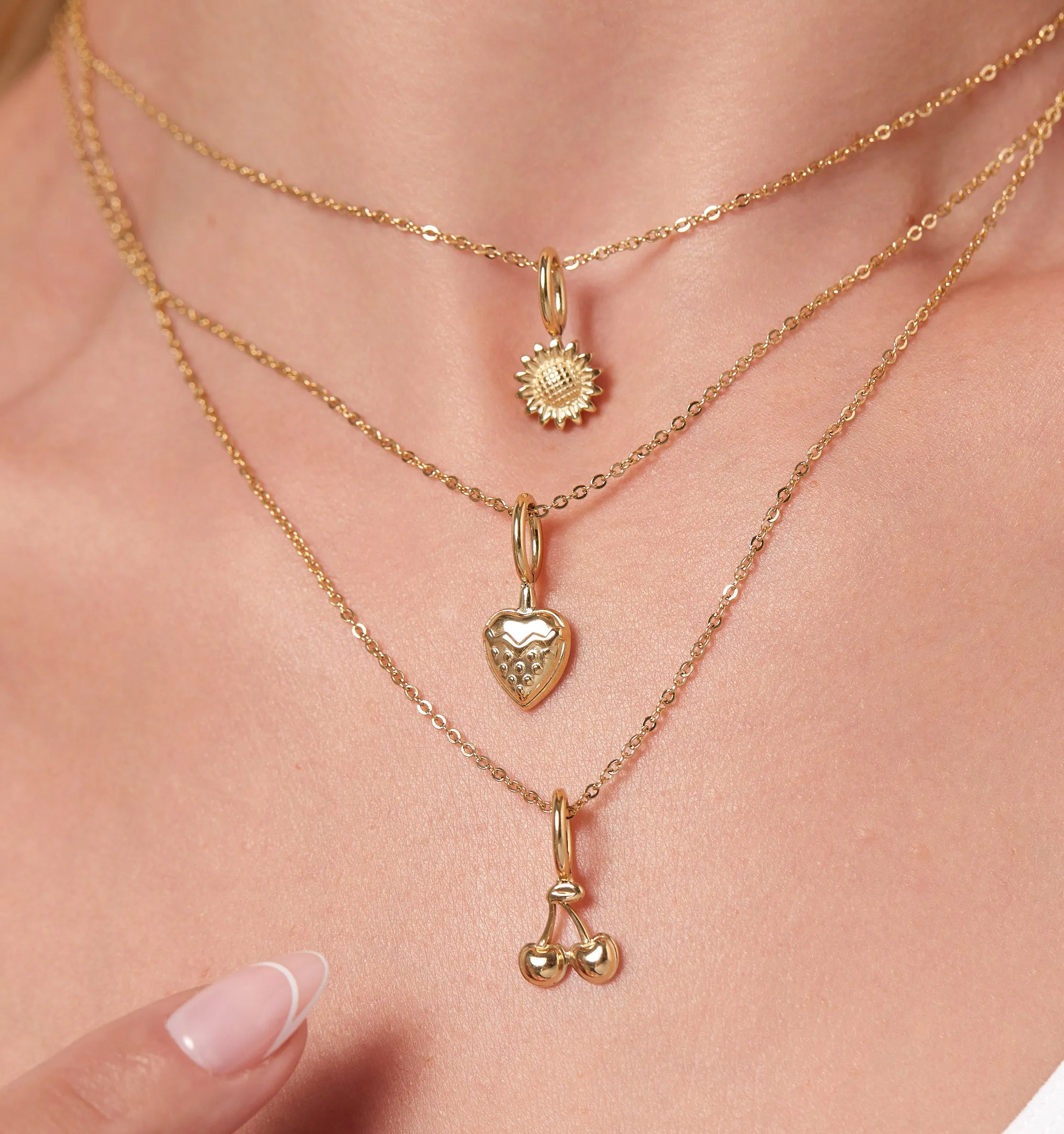 Dainty Sunflower Necklace