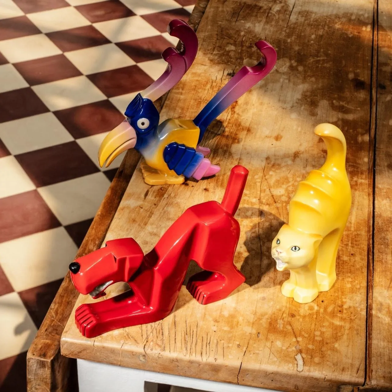Decorative Art Object Exuberant Friends - Dog