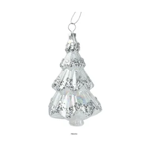 Decoris Glass Tree Hanging Decoration