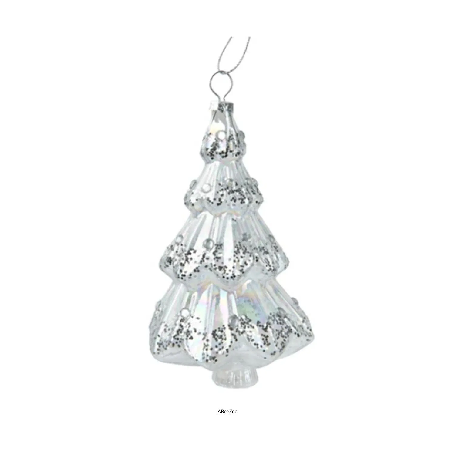 Decoris Glass Tree Hanging Decoration
