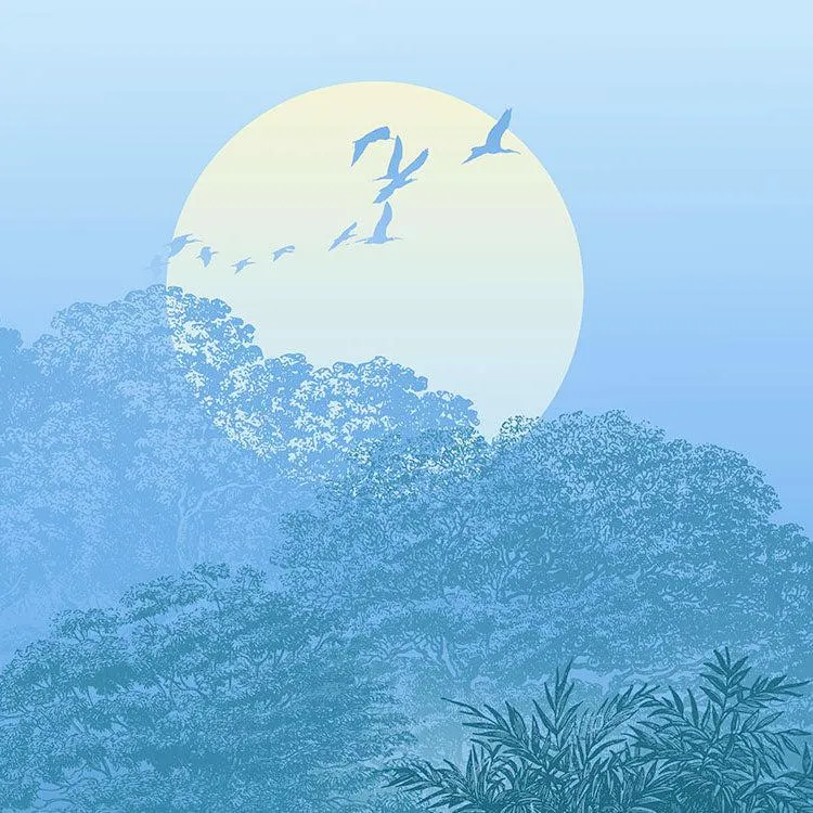 Deep in the Jungle Mural Wallpaper