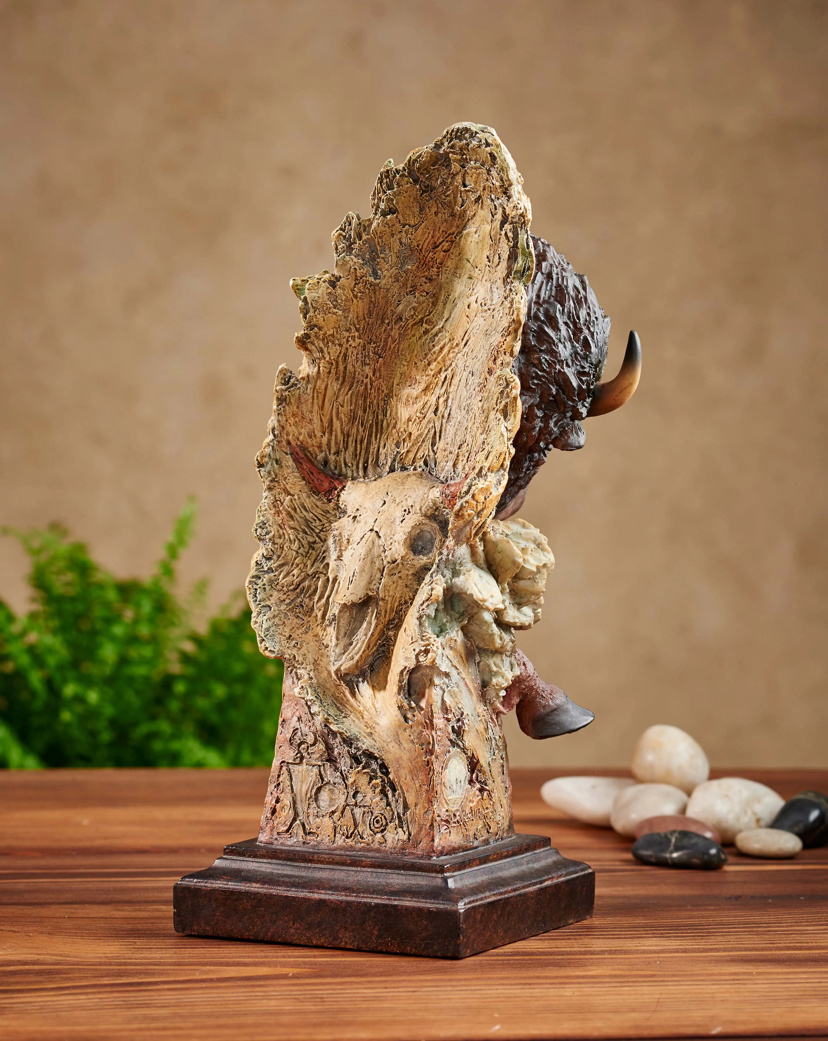 Dust & Thunder Bison Bust -  Sculpture