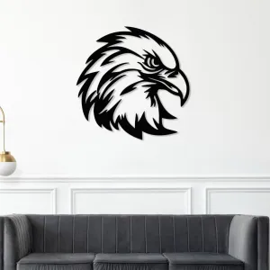 Eagle Head Metal Wall Decor