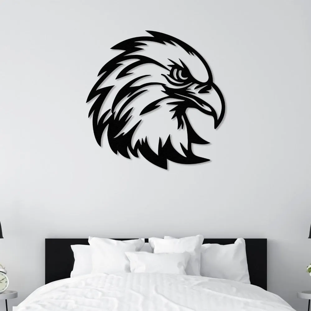 Eagle Head Metal Wall Decor