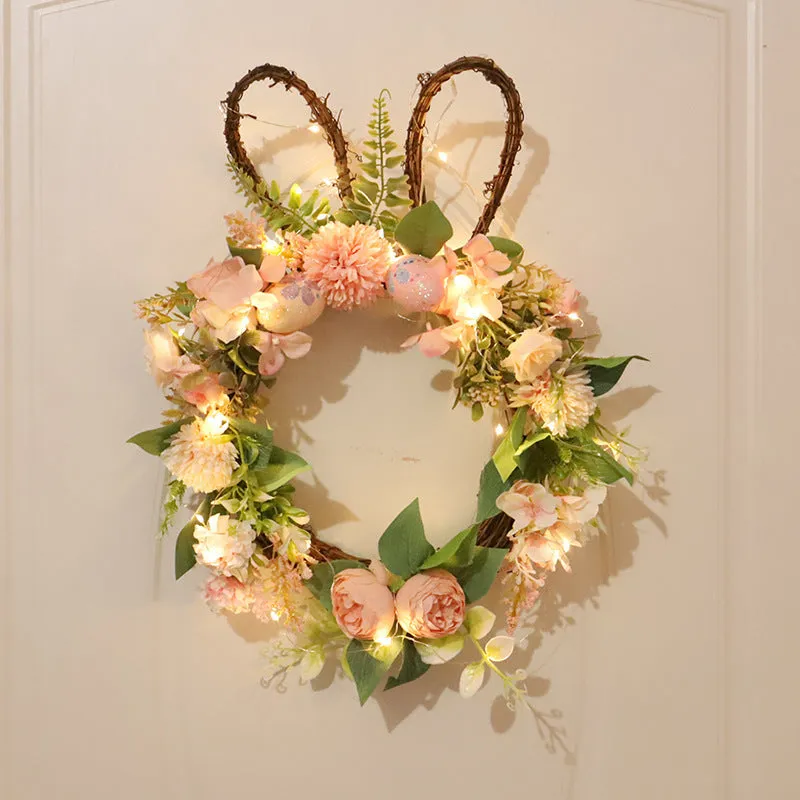 Easter Egg & Rabbit Wreath Decoration